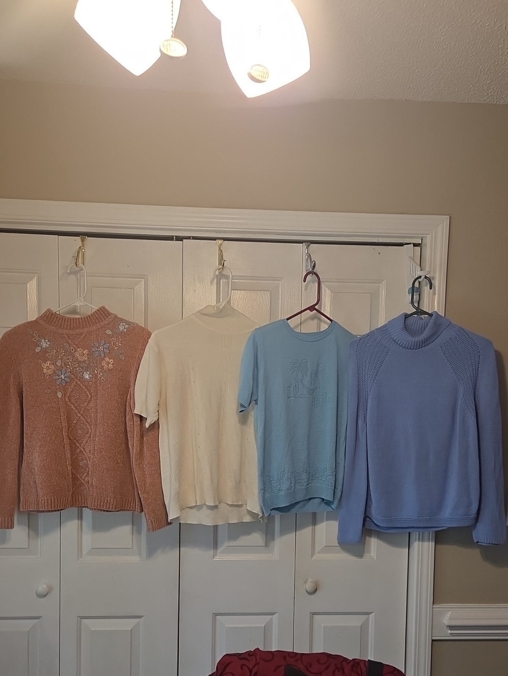 7 Shirts And Sweaters. Multiple Colors Size Large